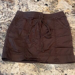 LOFT Chocolate Brown Mini Skirt